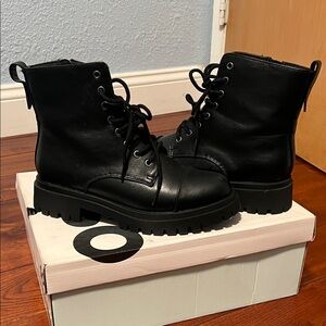 SO Black Combat & Moto Boots